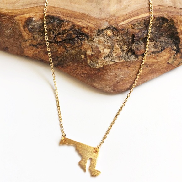 Jewelry - Gold dainty delicate Maryland necklace